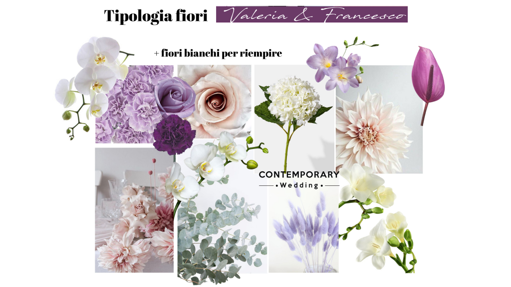 Progettazione allestimenti floreali matrimonio- contemporary wedding