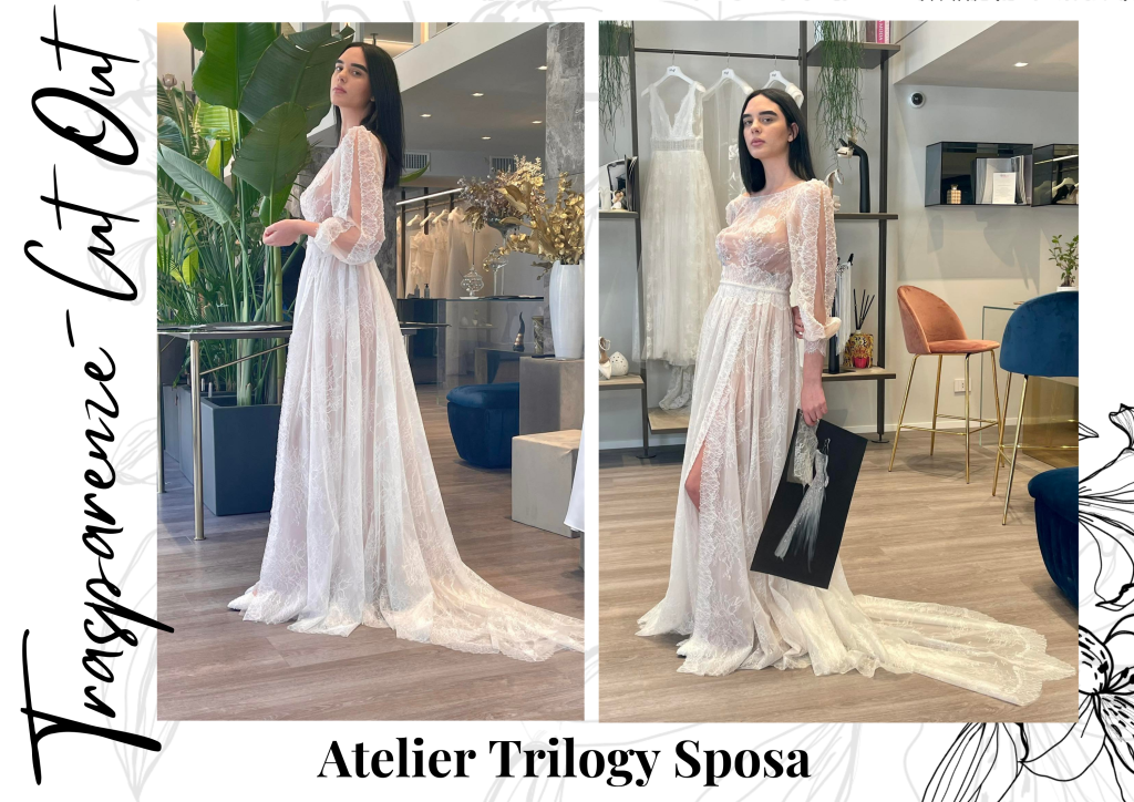 abito da sposa trasparente