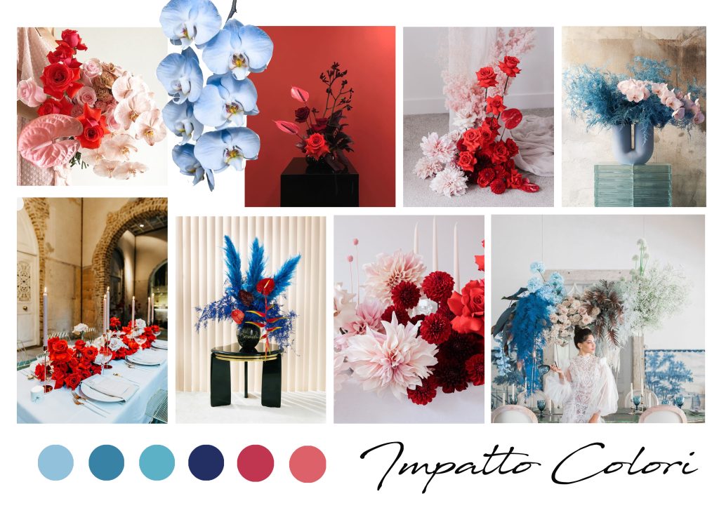 moodboard allestimento floreale-contemporary wedding