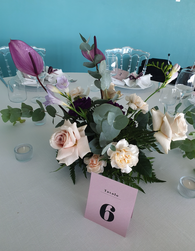 centrotavola moderno- contemporary wedding